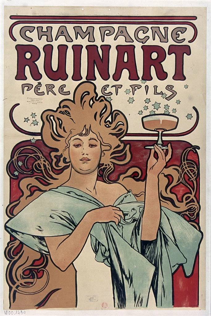 Alfons Mucha - Champagne Ruinart